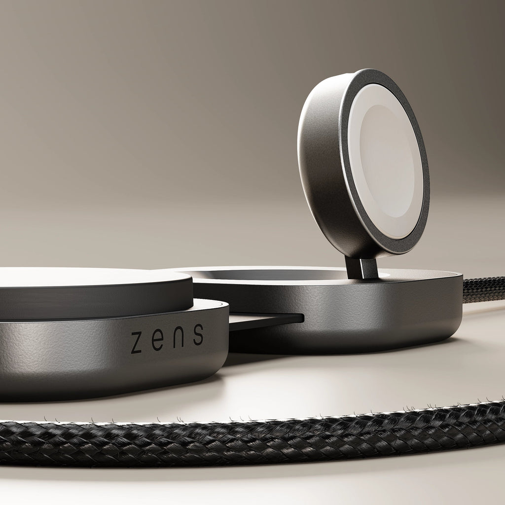 Zens Charging Cable Pro 3 | Qi2 + USB C-C + Apple Watch