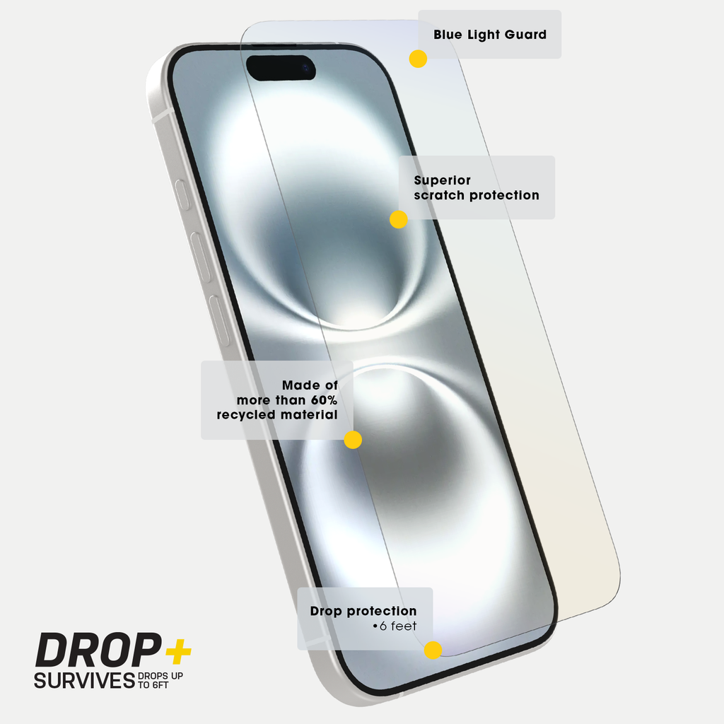 iPhone 16 Pro Premium Pro Glass Blue Light Screen Protector - Image 25612