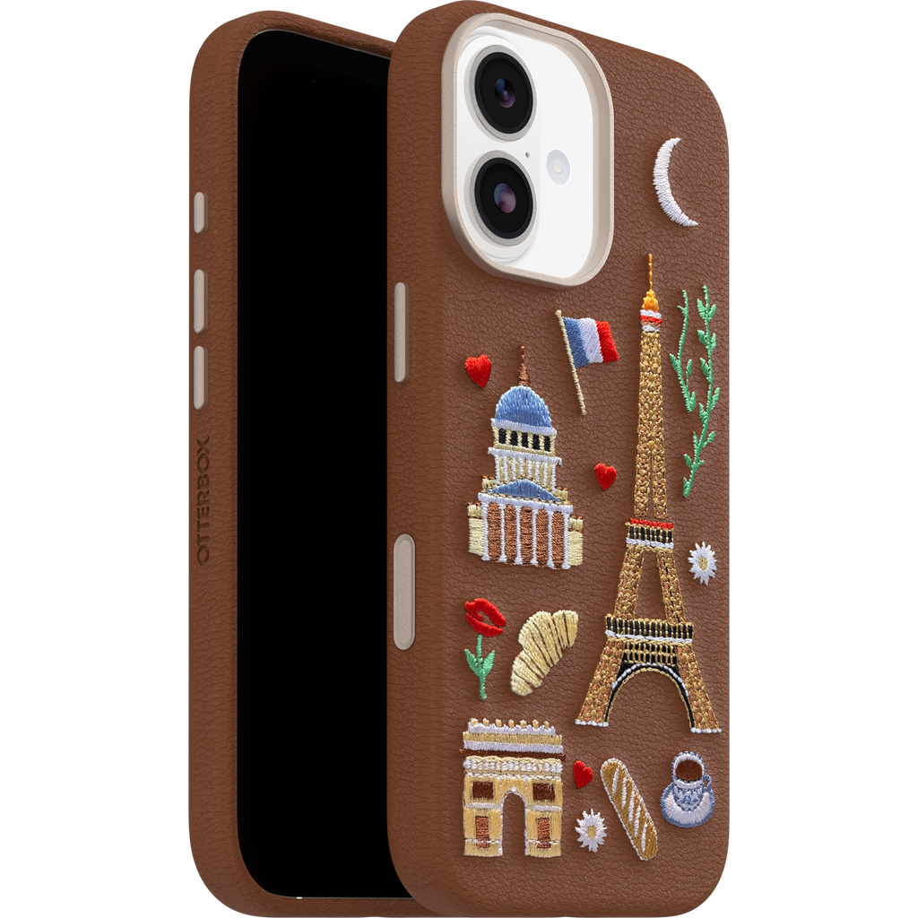 iPhone 17 Symmetry Cactus Embroidery Case