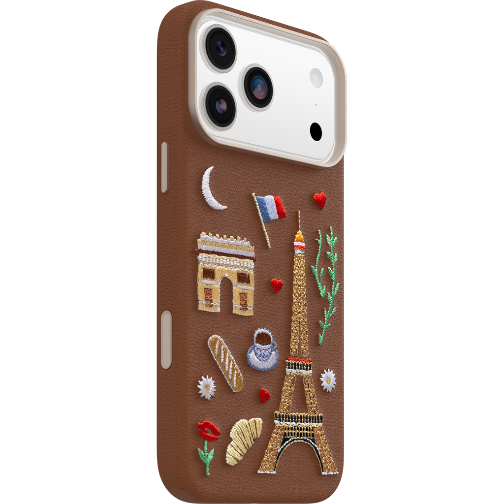 iPhone 17 Pro Max Symmetry Cactus Embroidery Case
