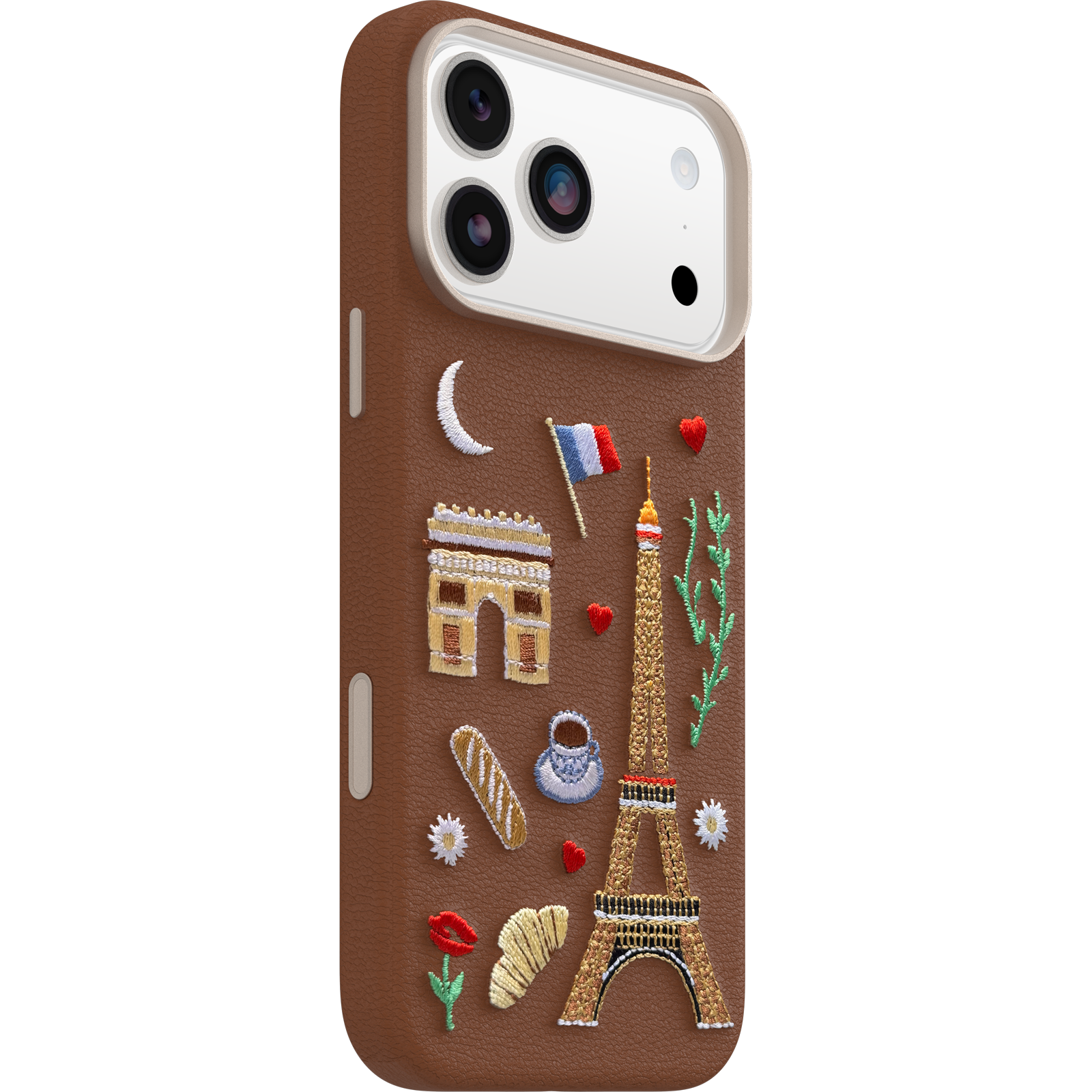 iPhone 17 Pro Max Symmetry Cactus Embroidery Case