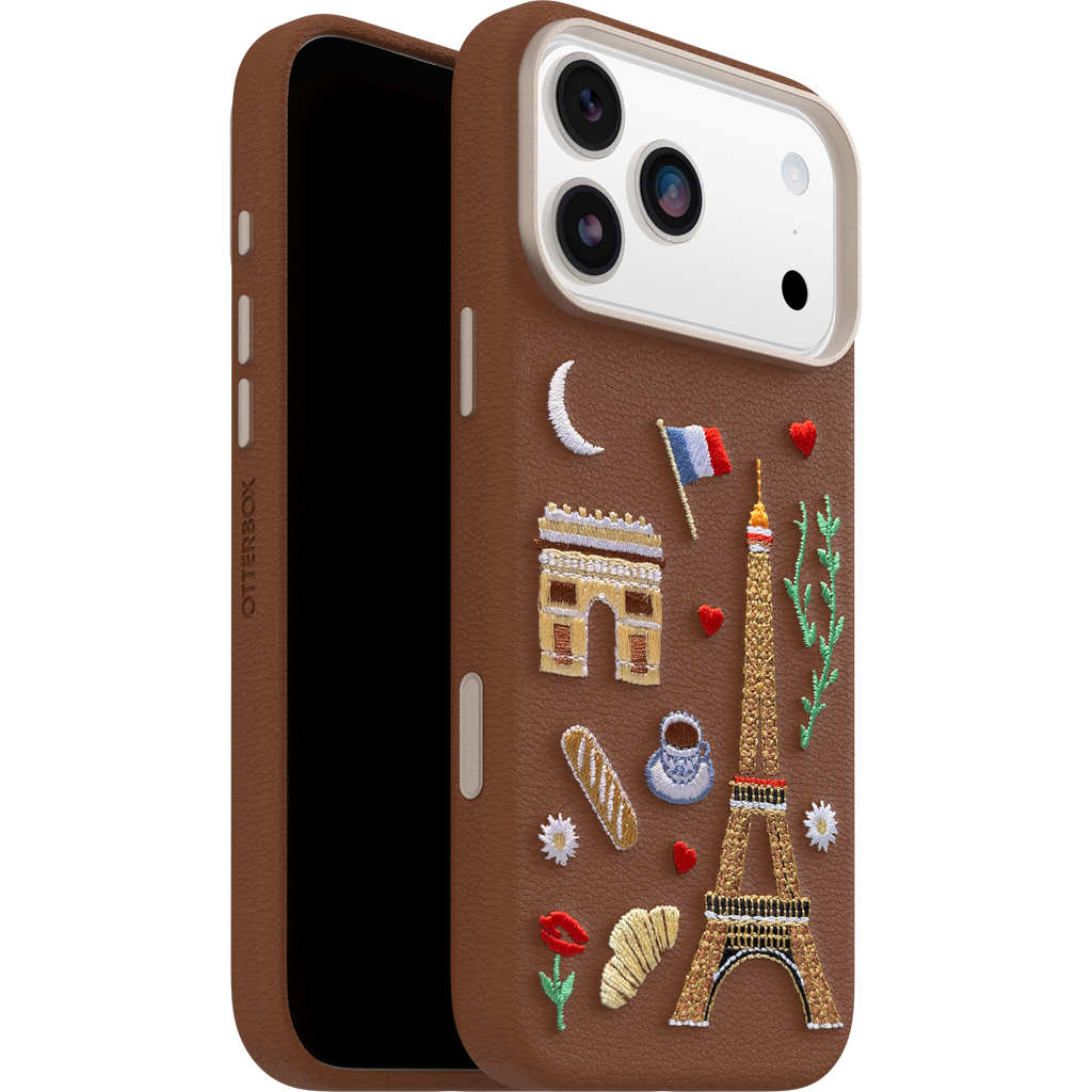 iPhone 17 Pro Max Symmetry Cactus Embroidery Case