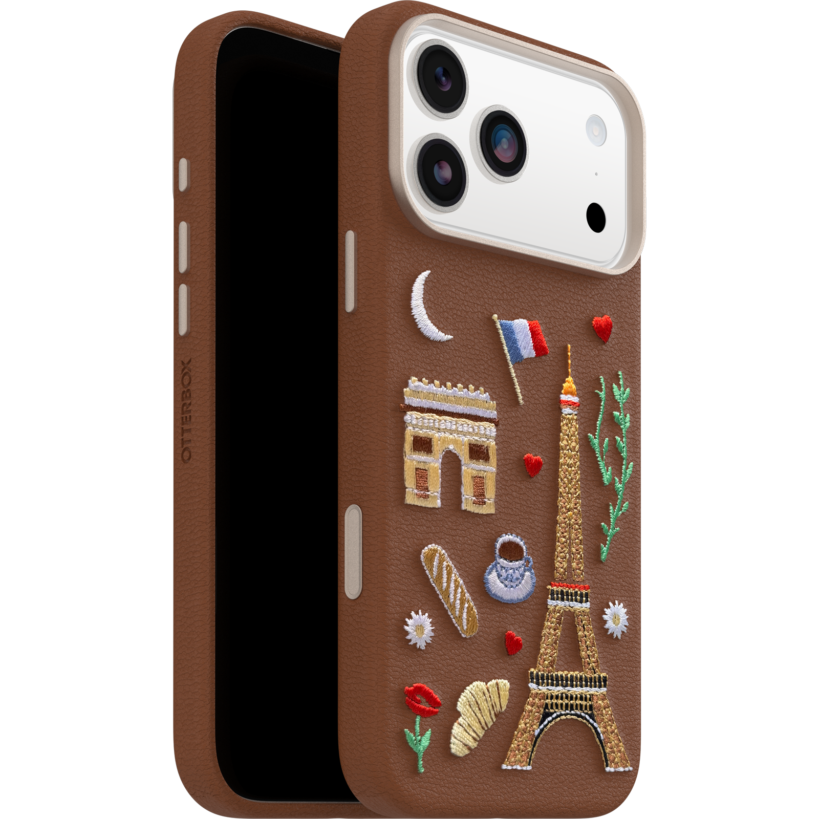 iPhone 17 Pro Max Symmetry Cactus Embroidery Case