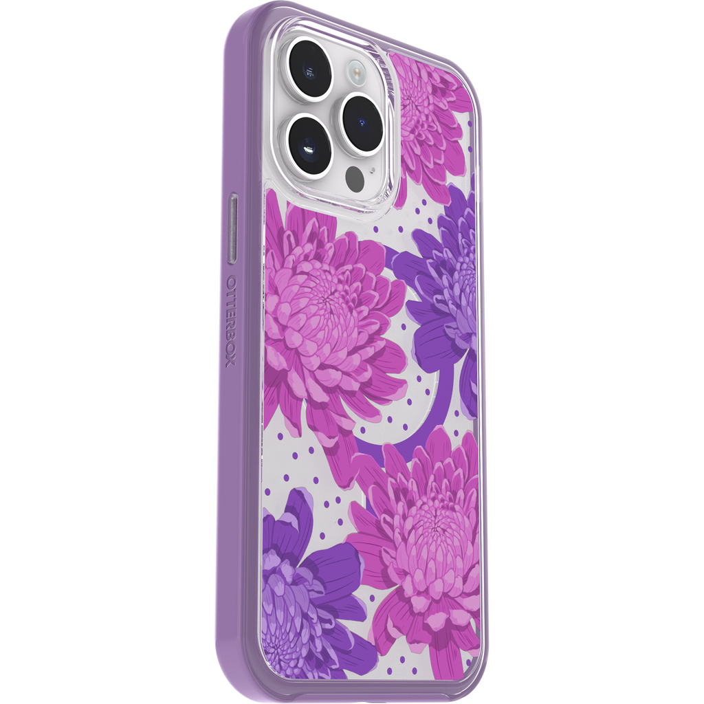 iPhone 14 Pro Max Symmetry Series Clear Case for MagSafe Fluttering Flora