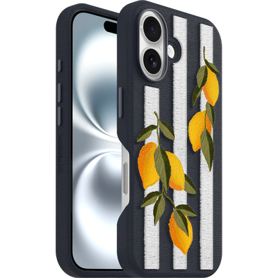 iPhone 16 Custodia | Symmetry Series Cactus Leather Embroidery