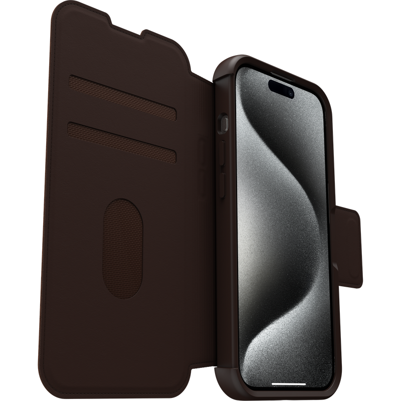 product image 4 - iPhone 15 Pro Case Strada Series Folio MagSafe