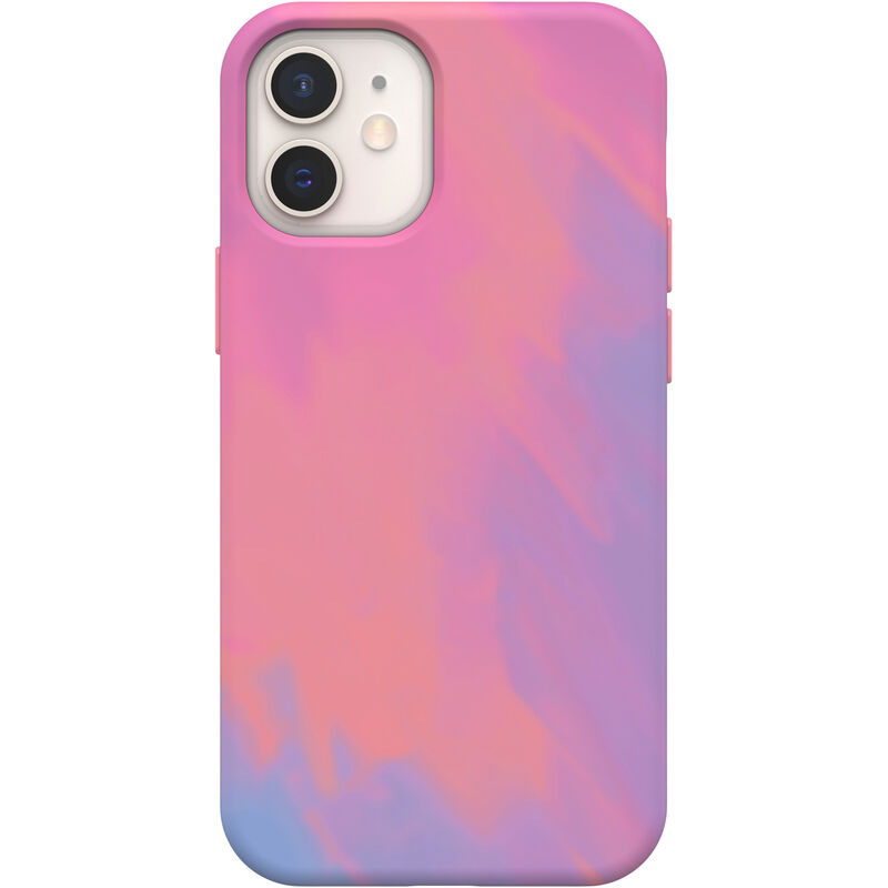 Cool iPhone 12 mini Case with Luminous Colors and a Sculpted