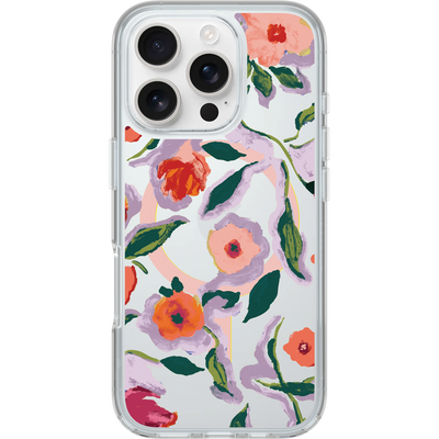 iPhone 16 Pro Case | Symmetry Series Clear for MagSafe Confetti of Blossoms