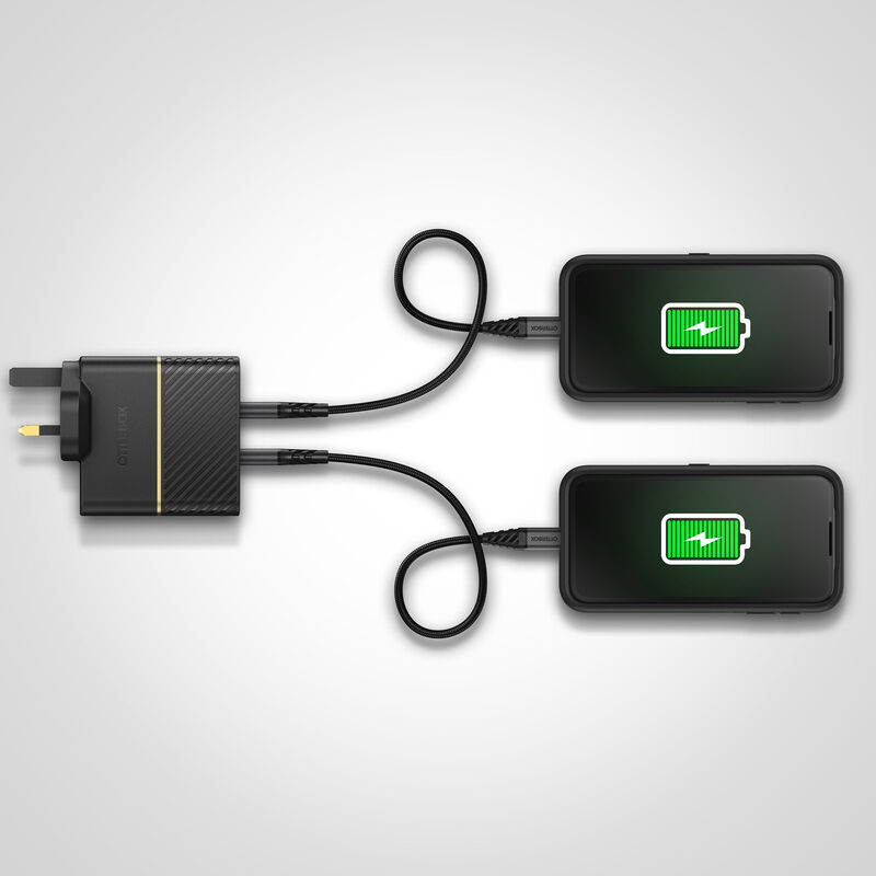 product image 4 - USB-C 50W Dual Port Wall Charger Fast Charge | Premium