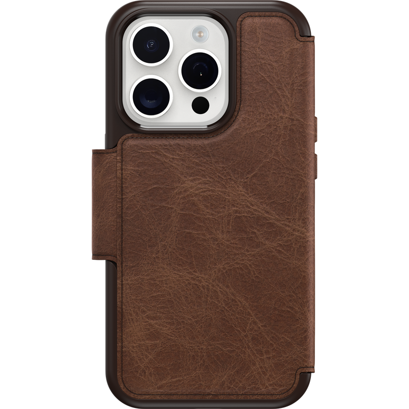 product image 1 - iPhone 15 Pro Case Strada Series Folio MagSafe