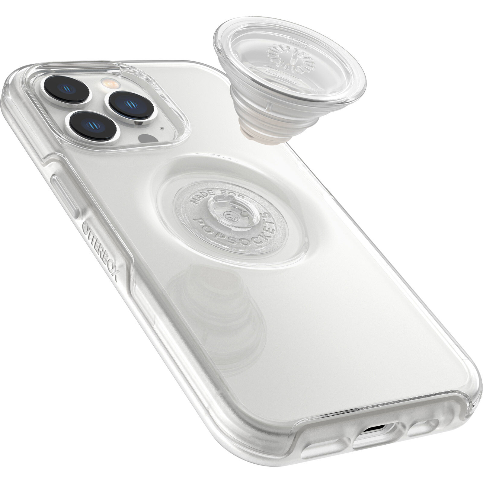 Protective OtterBox Cases + built-in PopSockets phone grip