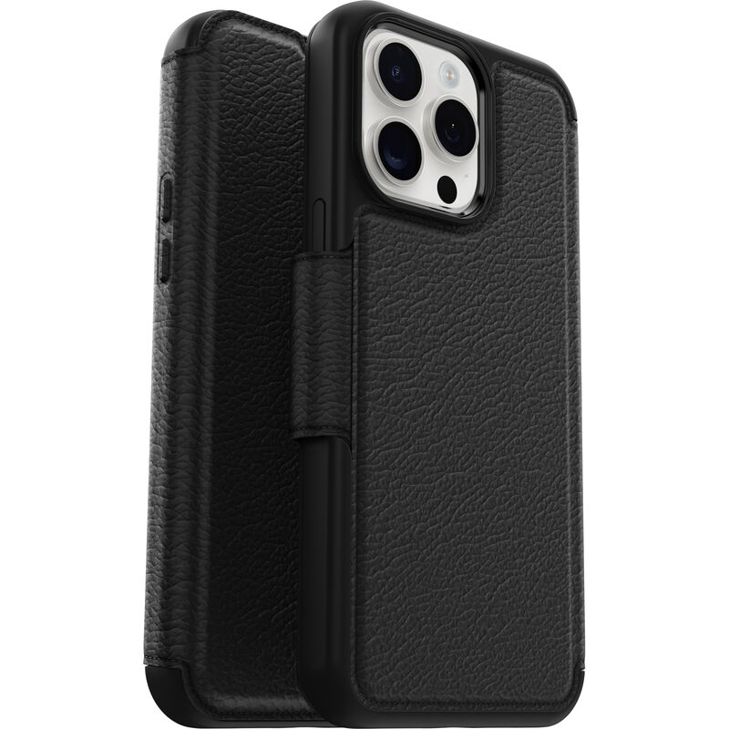 product image 4 - iPhone 15 Pro Max Case Strada Series Folio MagSafe