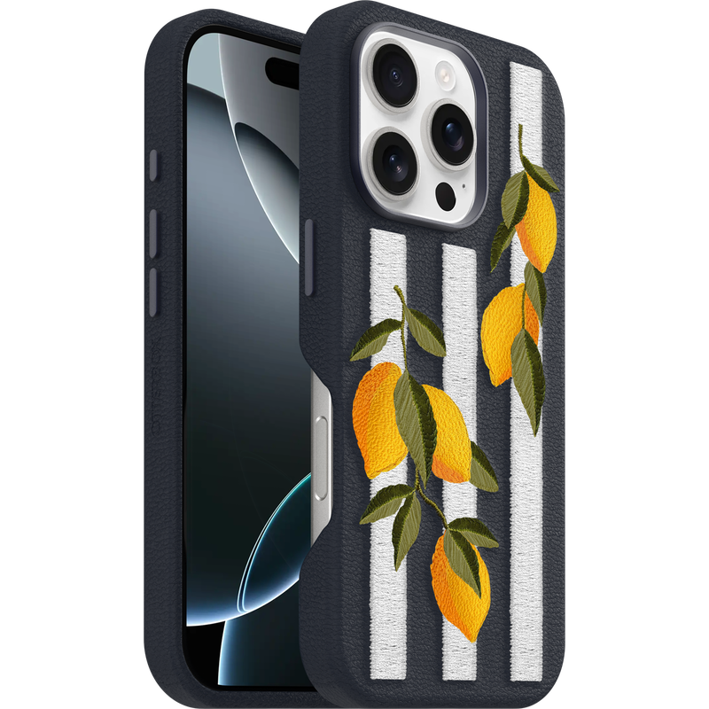 product image 1 - iPhone 16 Pro Case Symmetry Series Cactus Leather Embroidery