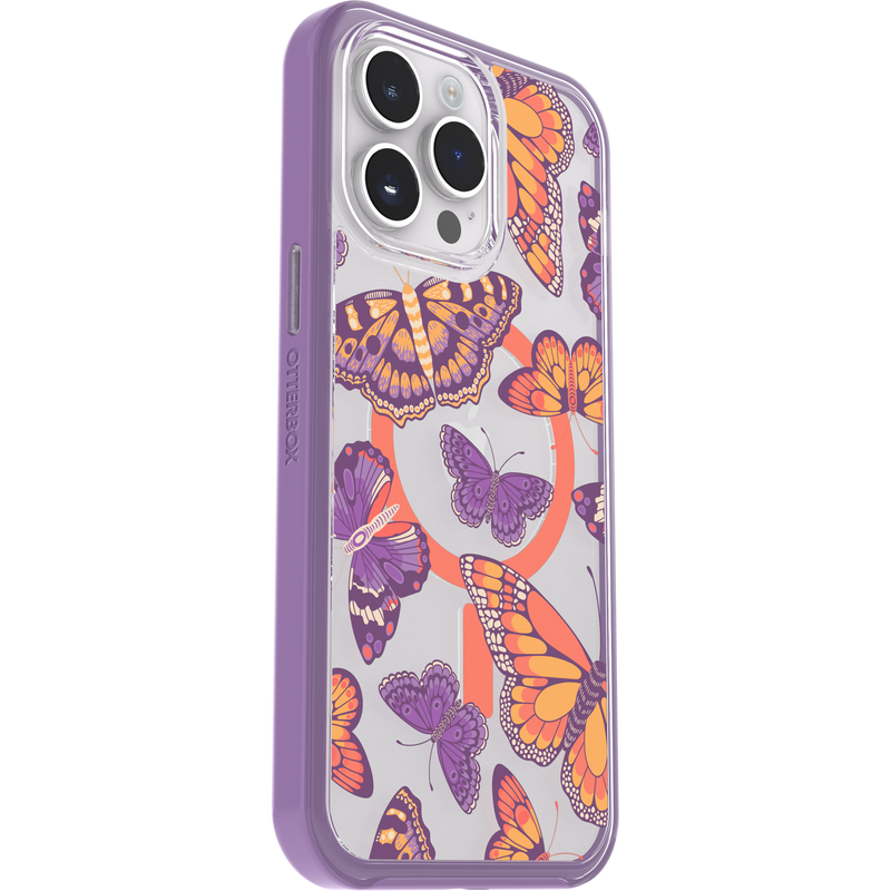 product image 3 - iPhone 14 Pro Max Case Symmetry Series Clear for MagSafe Fluttering Flora