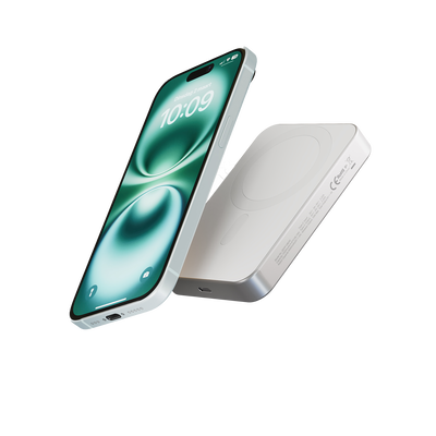 Zens Qi2 Powerbank | Slim Aluminium Powerbank Qi2 10k mAh