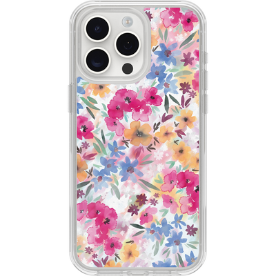 iPhone 15 Pro Max Hülle | Symmetry Series Clear für MagSafe Confetti of Blossoms