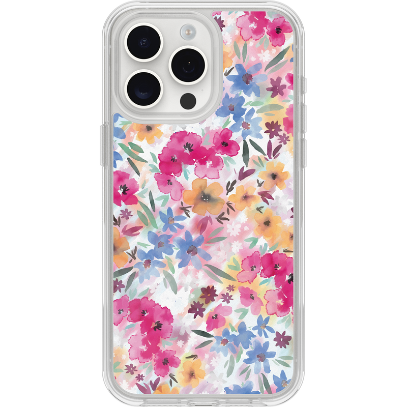 product image 1 - iPhone 15 Pro Max Hülle Symmetry Series Clear für MagSafe Confetti of Blossoms