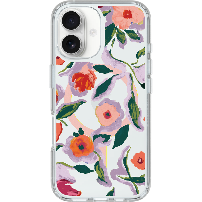 product image 1 - iPhone 16 Case Symmetry Series Clear for MagSafe Confetti of Blossoms