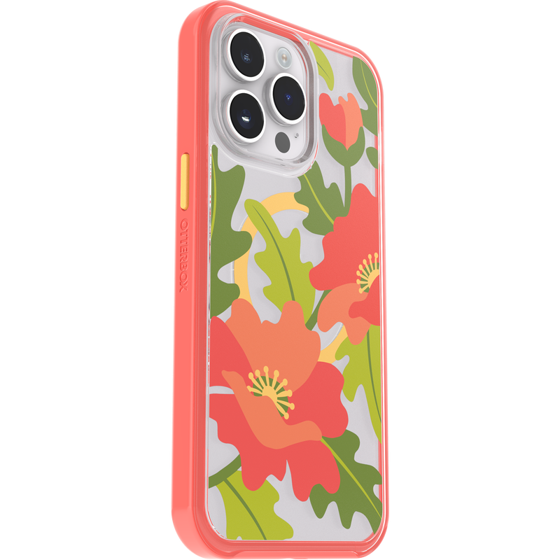 product image 3 - iPhone 14 Pro Max Case Symmetry Series Clear for MagSafe Fluttering Flora