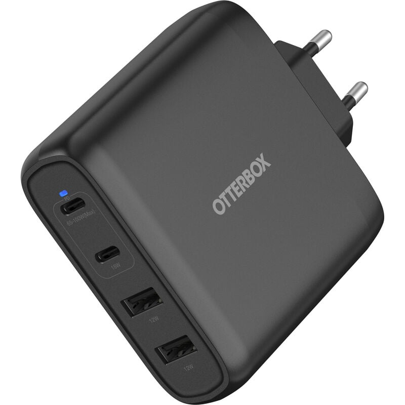 product image 1 - USB-C Four Port 100 W V&auml;ggladdare Snabbladdning | Standard