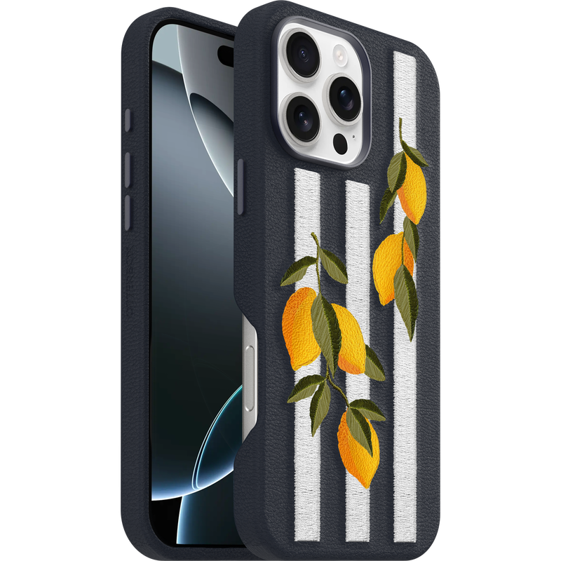 product image 1 - iPhone 16 Pro Max Case Symmetry Series Cactus Leather Embroidery
