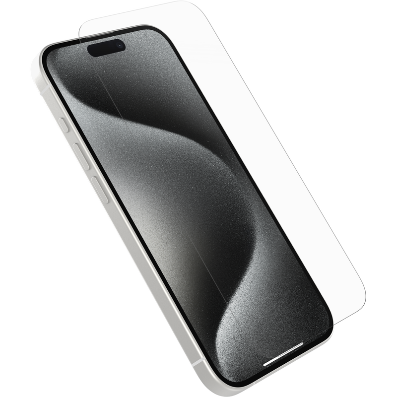 product image 1 - iPhone 15 Pro Screen Protector Premium Glass Antimicrobial
