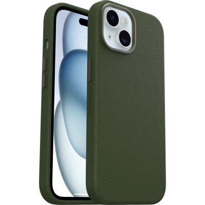 Coque iPhone 15,   | Symmetry Series Cactus Leather pour MagSafe