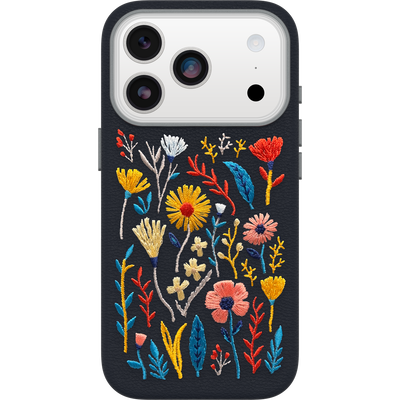 Coque iPhone 17 Pro | Symmetry Series Cactus Leather Embroidery