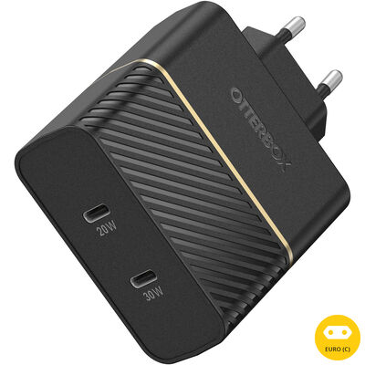 USB-C 50W Dual Port Wall Charger