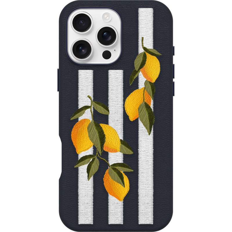 product image 2 - iPhone 16 Pro Max Case Symmetry Series Cactus Leather Embroidery