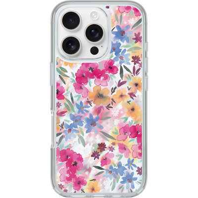 iPhone 16 Pro Case | Symmetry Series Clear for MagSafe Confetti of Blossoms