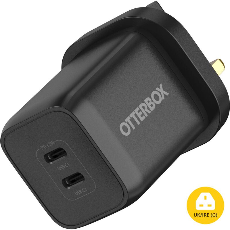 product image 1 - USB-C Dual Port 65W Wall Charger Fast Charge | Standard