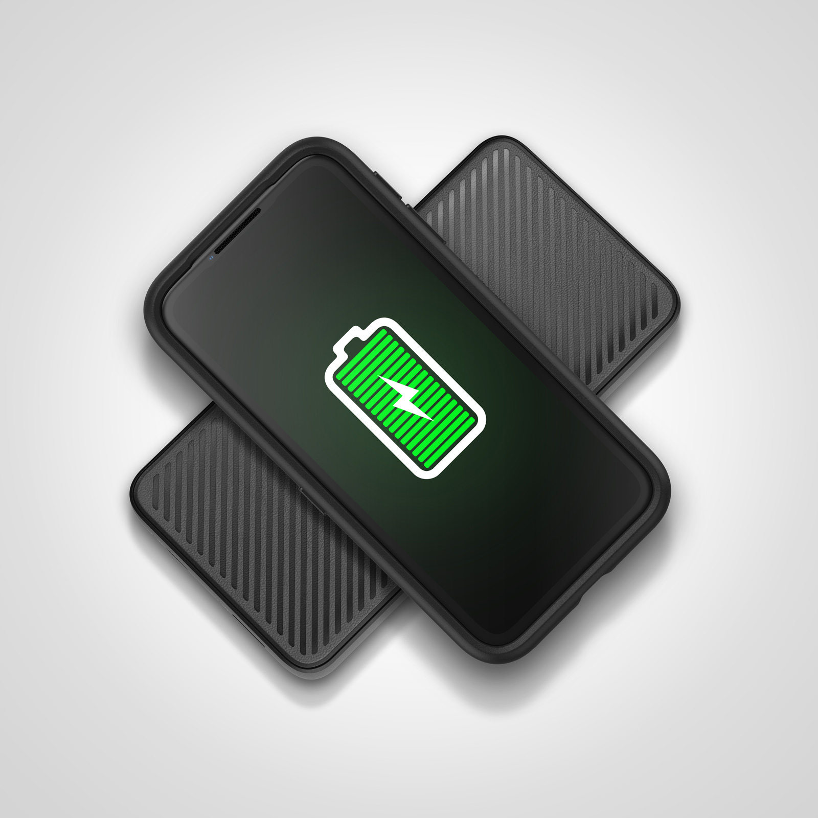 Powerbank with top wireless charging