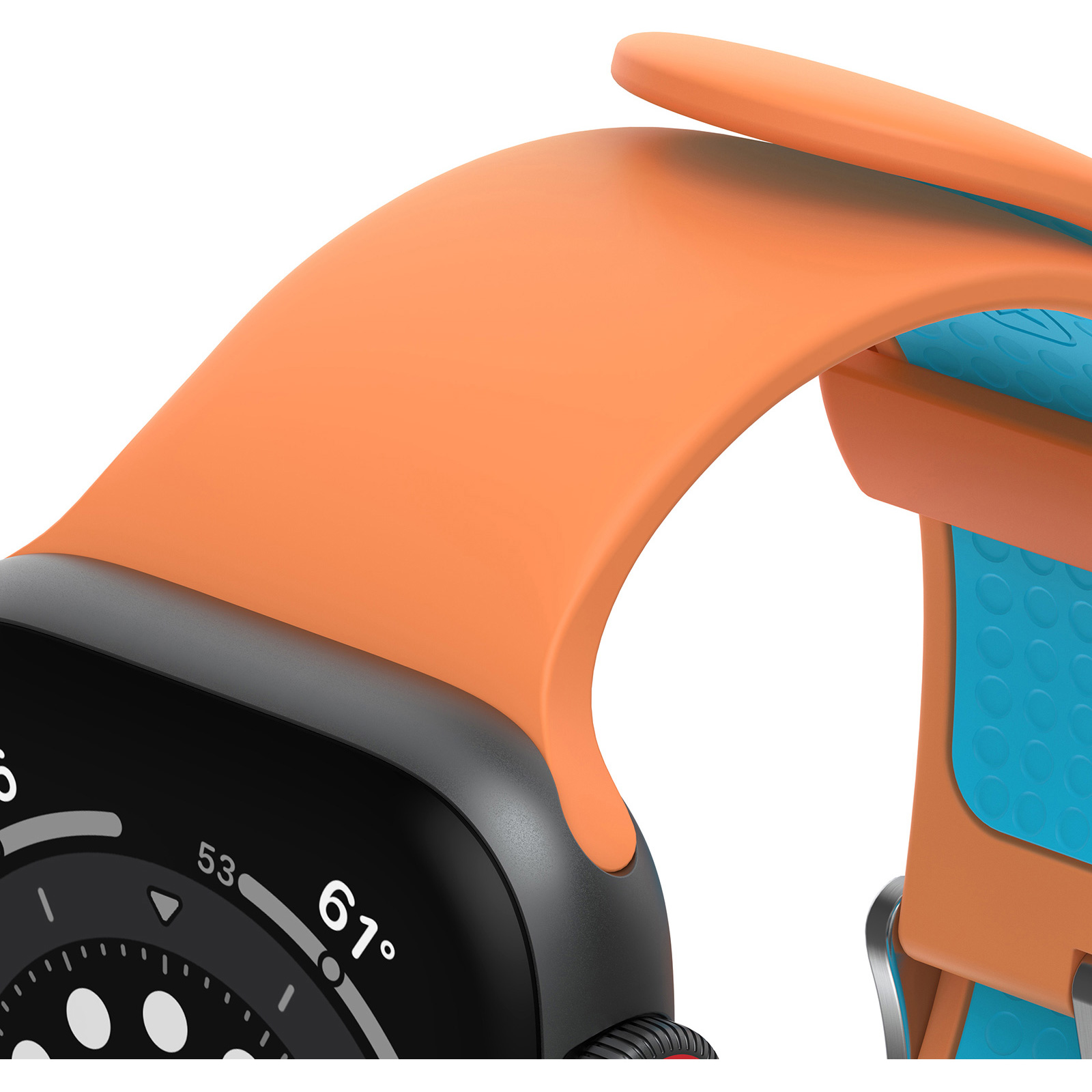 Papaya apple top watch band
